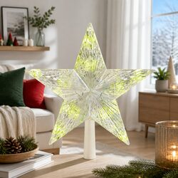 Durable Christmas Tree Topper Star with 80 Lighting Modes