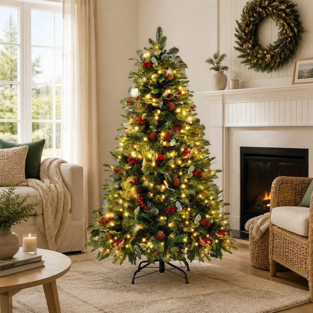 Christmas Tree PE PVC 150cm Green LED