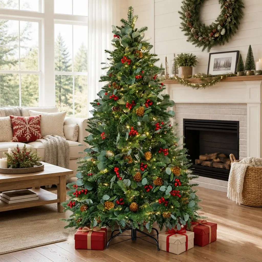 Christmas Tree PE PVC 150cm Green LED