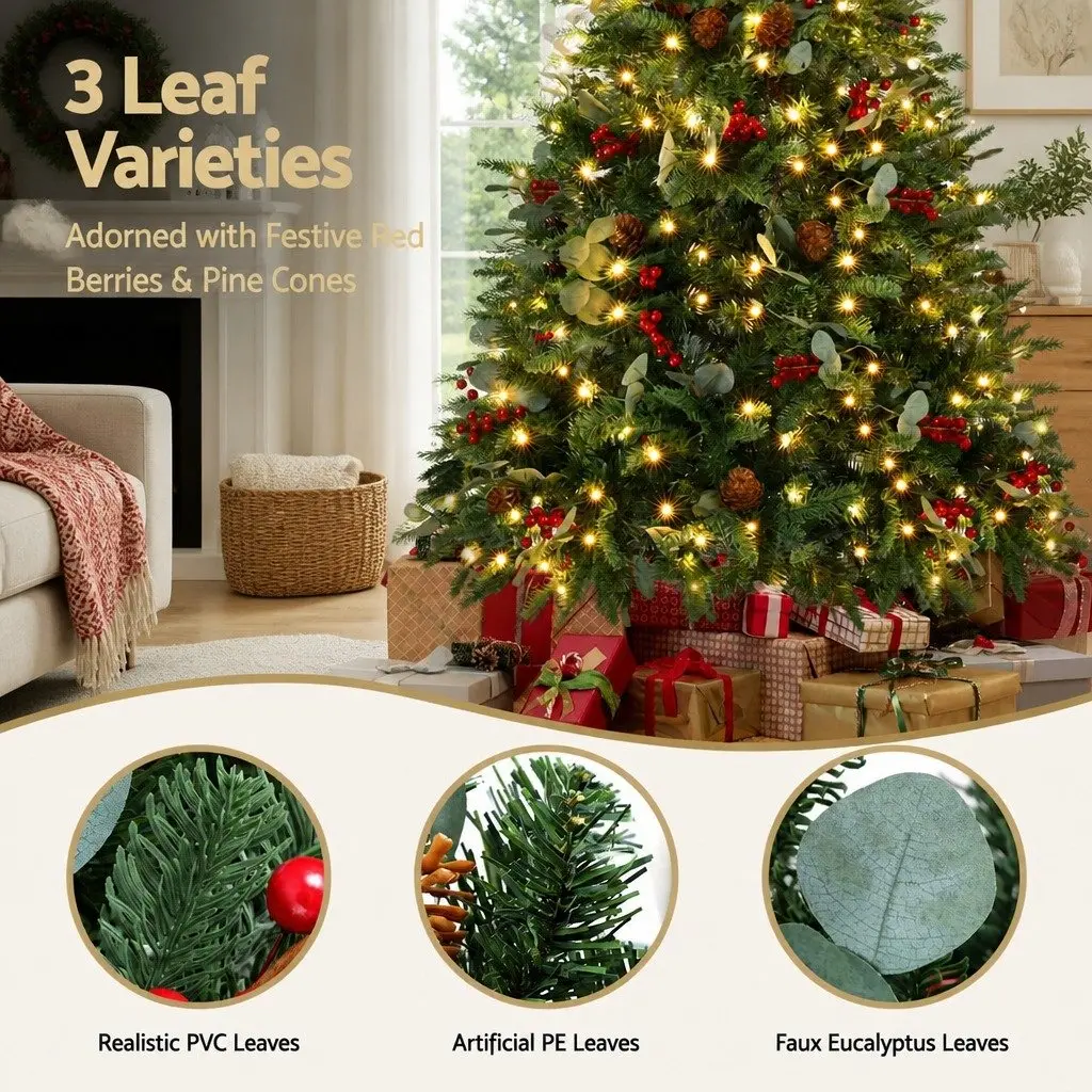 Christmas Tree PE PVC 150cm Green LED