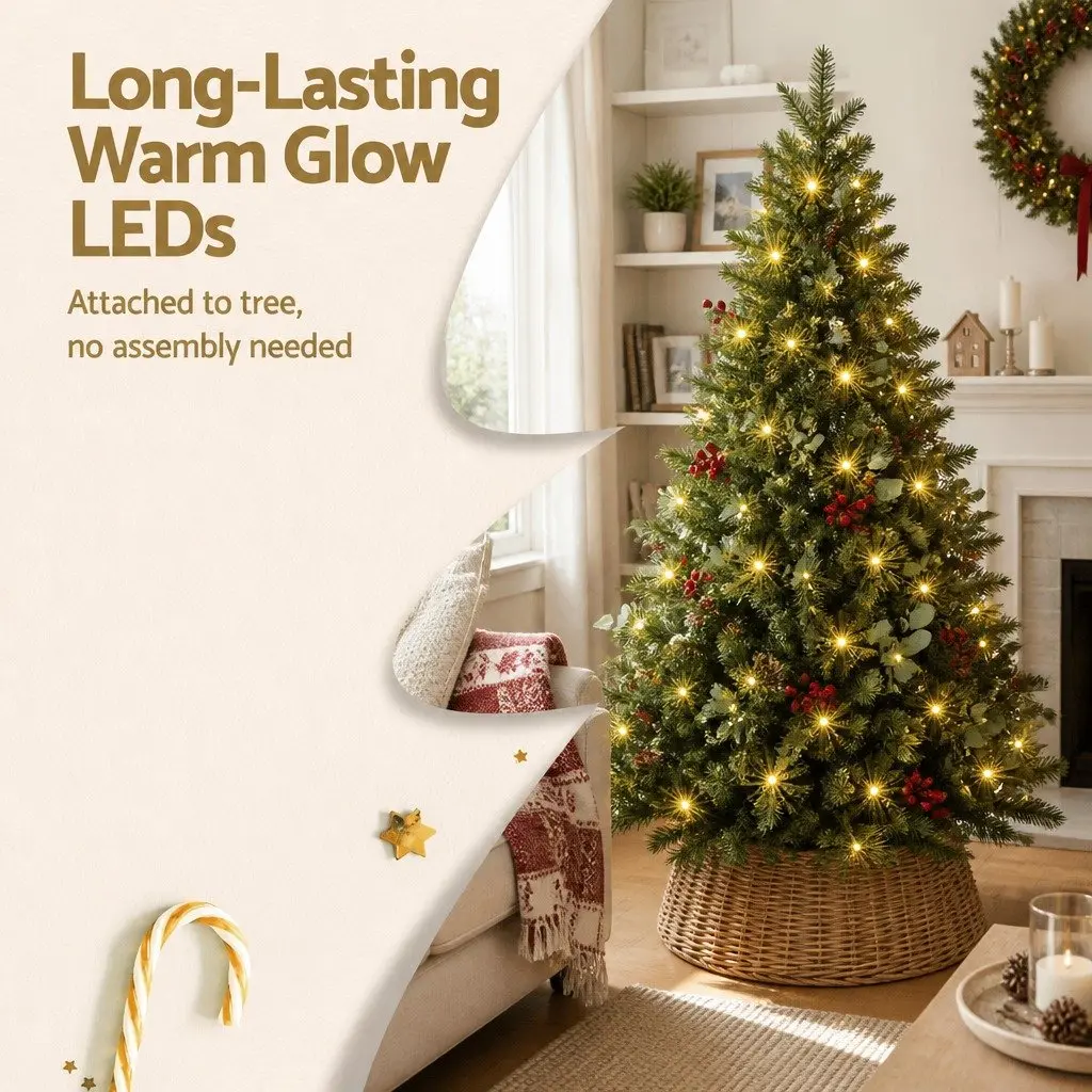 Christmas Tree PE PVC 150cm Green LED