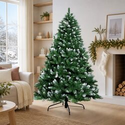 Premium 7FT Snowy Christmas Tree with 905 PVC Tips
