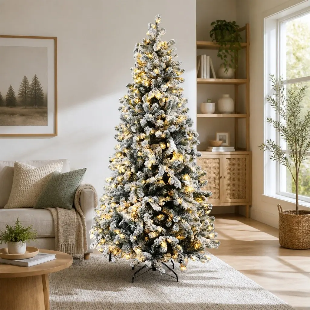 Pre-Lit 2.1m Christmas Tree with 500 Warm White LEDs