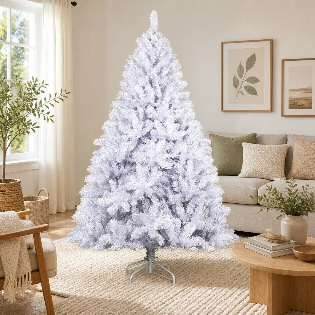 Artificial Christmas Tree PVC 2.1m White 1000 Tips