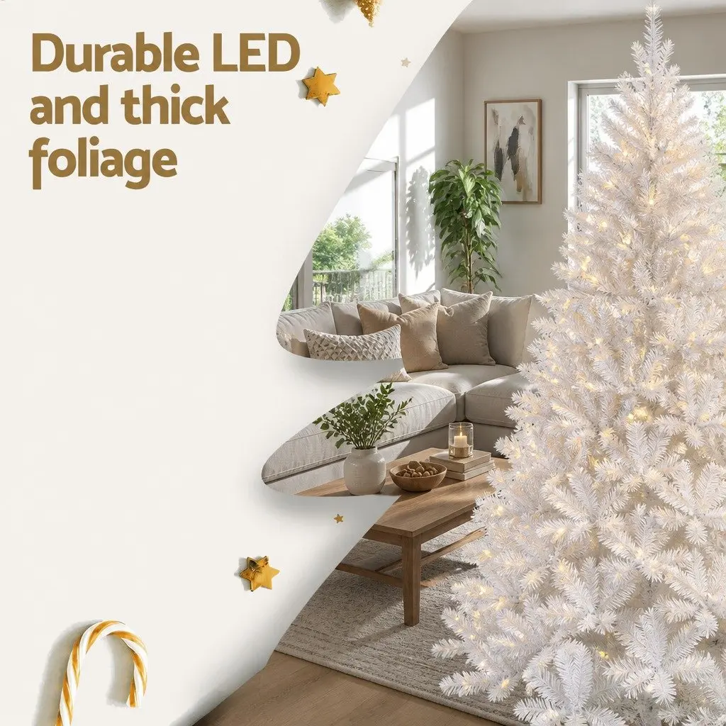 2.1m Christmas Tree with 1310 Tips & RGB LED Lights
