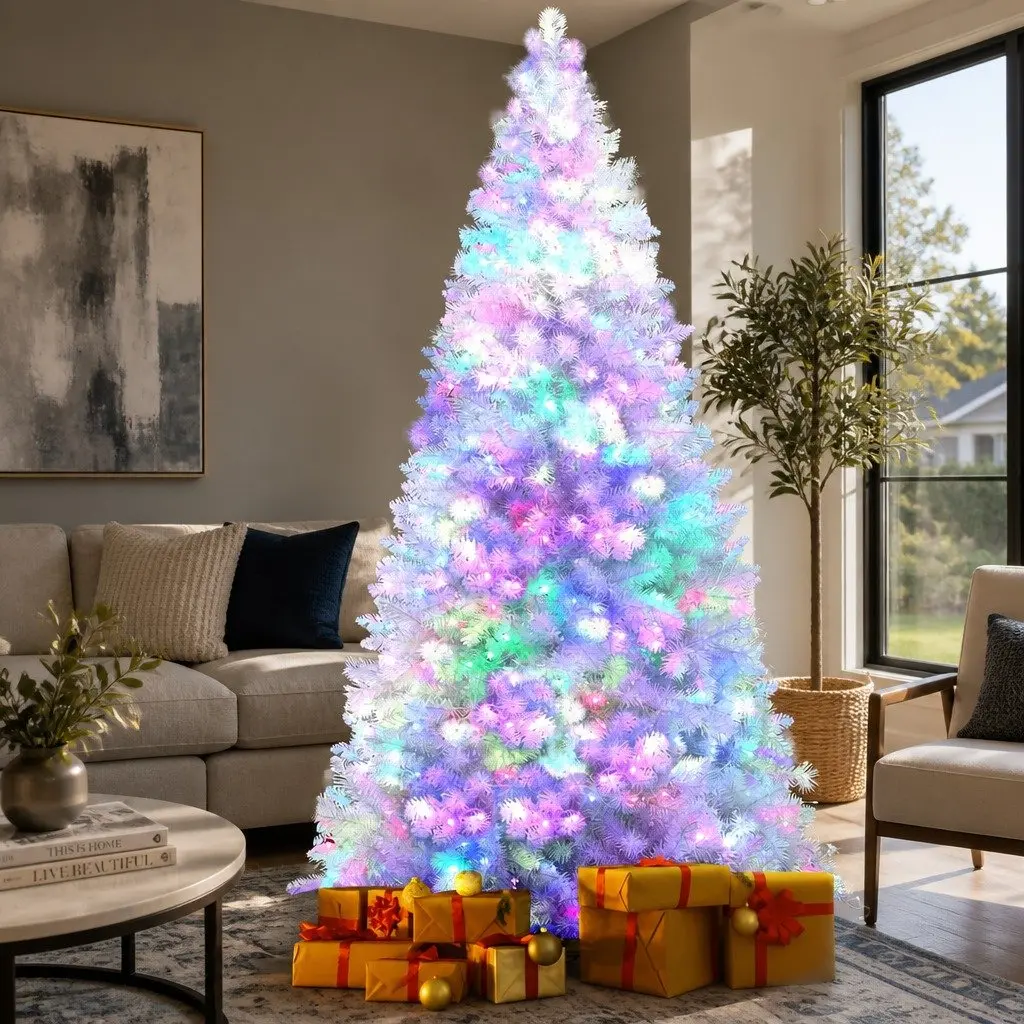 2.1m Christmas Tree with 1310 Tips & RGB LED Lights