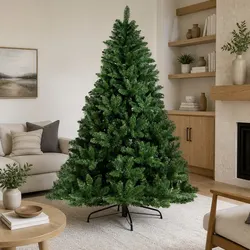 Premium 9FT Green Christmas Tree with Metal Stand