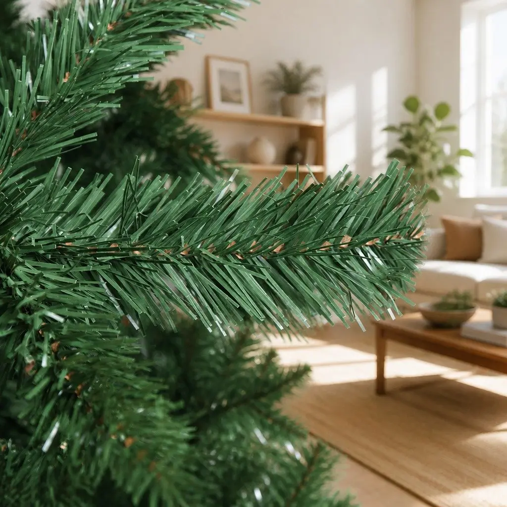 Artificial Christmas Tree PVC 2.7m Green Fir Tree with Metal Stand