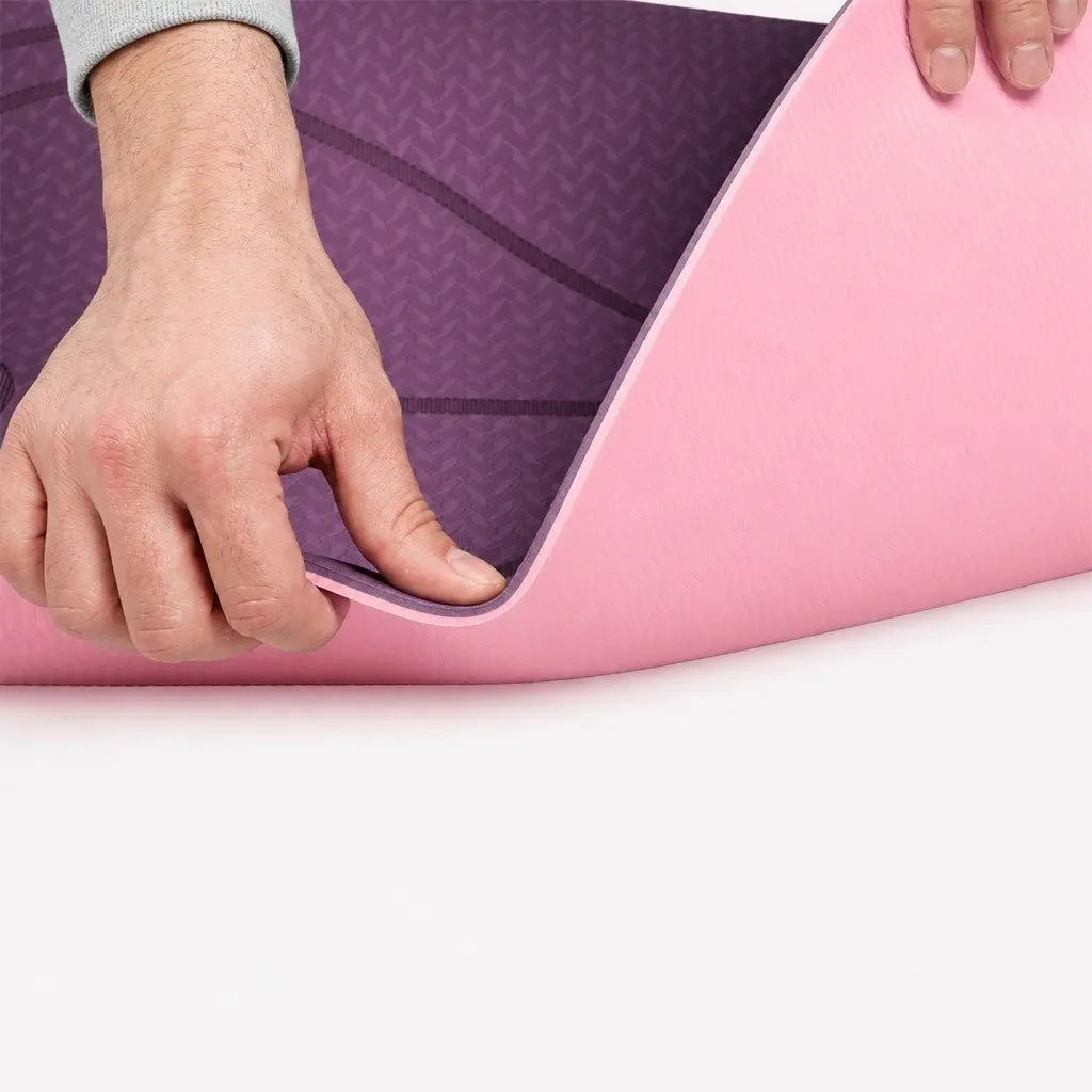 Yoga Mat TPE 6mm Thick Purple