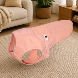 Durable Dog Winter Coat in Dusty Pink - Small Size