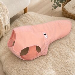 Premium Antibacterial Dog Winter Coat in Dusty Pink 3XS