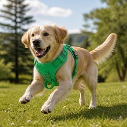 No Pull Dog Harness Breathable Mesh Reflective Webbing Easy On Off S Size