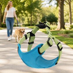 Dog Harness Adjustable Straps Multiple Attachment Points Pet Control Training