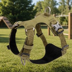Lightweight Dog Harness XL Tactical Training Waterproof Durable Pet Gear
