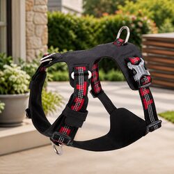 Premium No Pull Dog Harness Black 2XS for Comfort