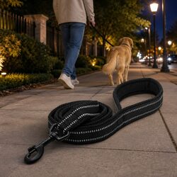 Durable Reflective Nylon Dog Leash 2m for Safe Walks