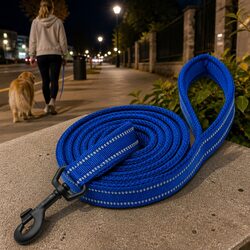 Durable Reflective Dog Leash 2m with Ergonomic Grip