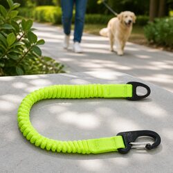 Durable Yellow M Bungee Leash Extension for Dogs