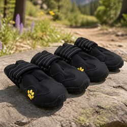 Weatherproof Dog Booties with Reflectors and Velcro Straps