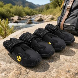 Weatherproof Dog Booties with Reflective Features