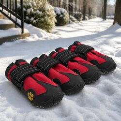Weatherproof Dog Booties for Paws Protection in Cold