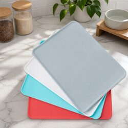 Waterproof Silicone Pet Food Mat with Non-Slip Design