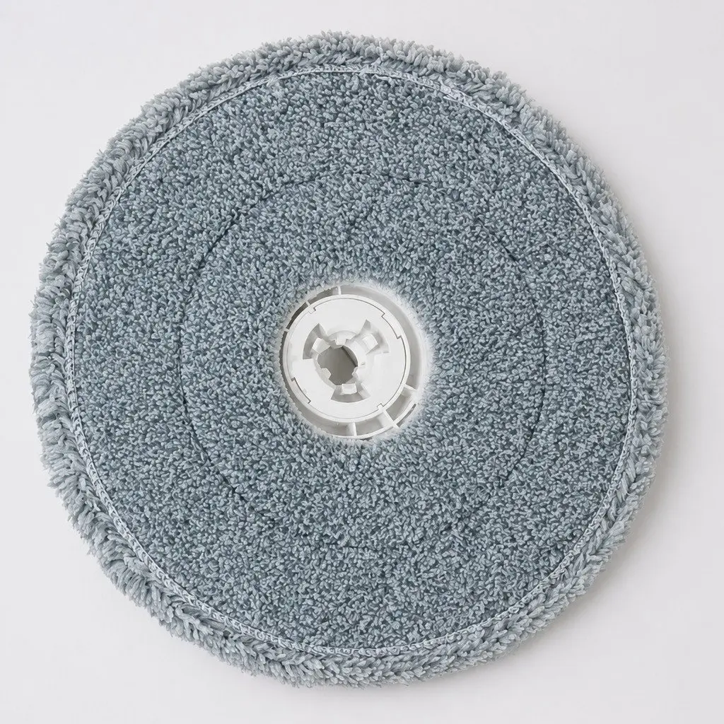 Flat Mop ABS PP Stainless Steel 102x18x23cm Grey White