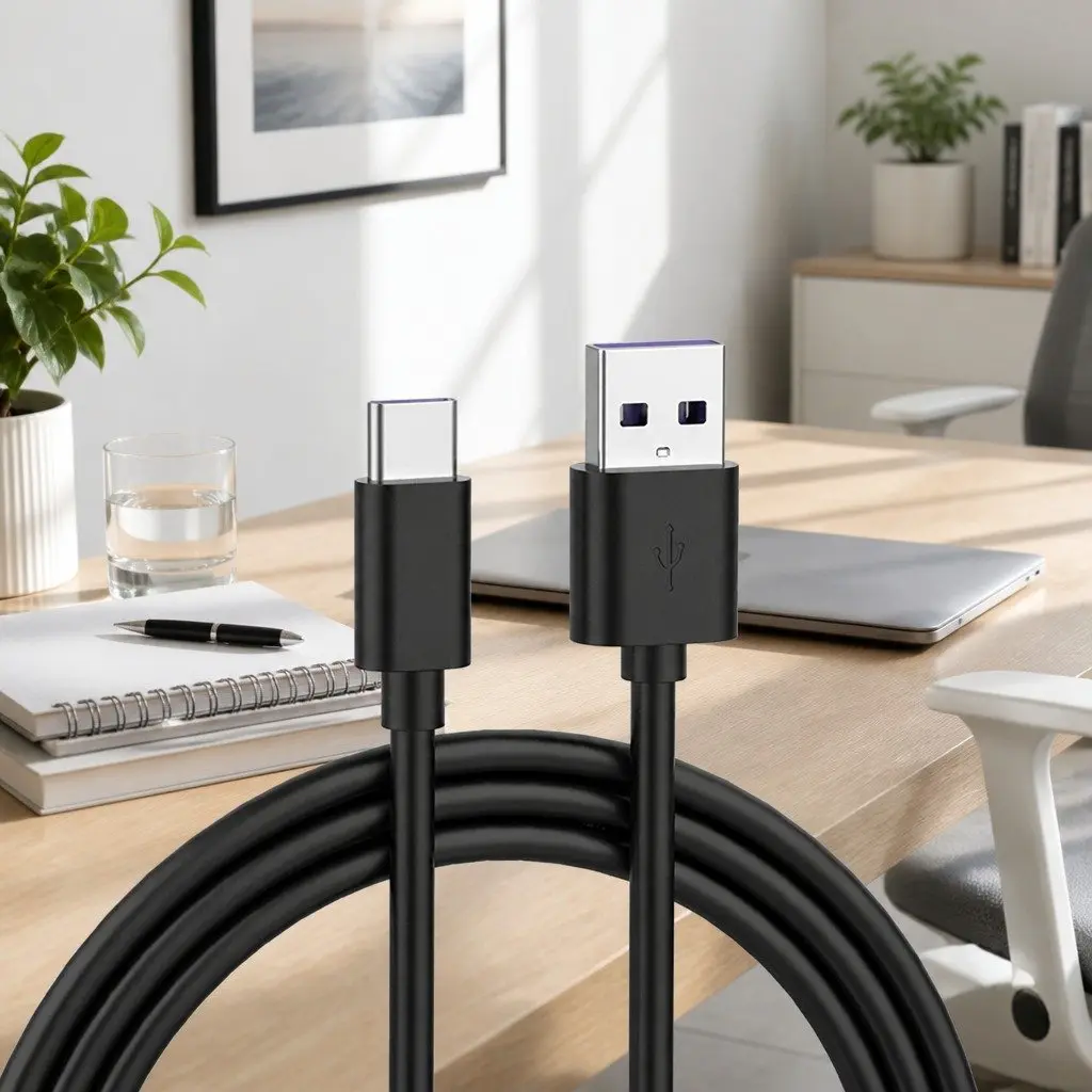 USB-C Cable Nylon 1.5m Black