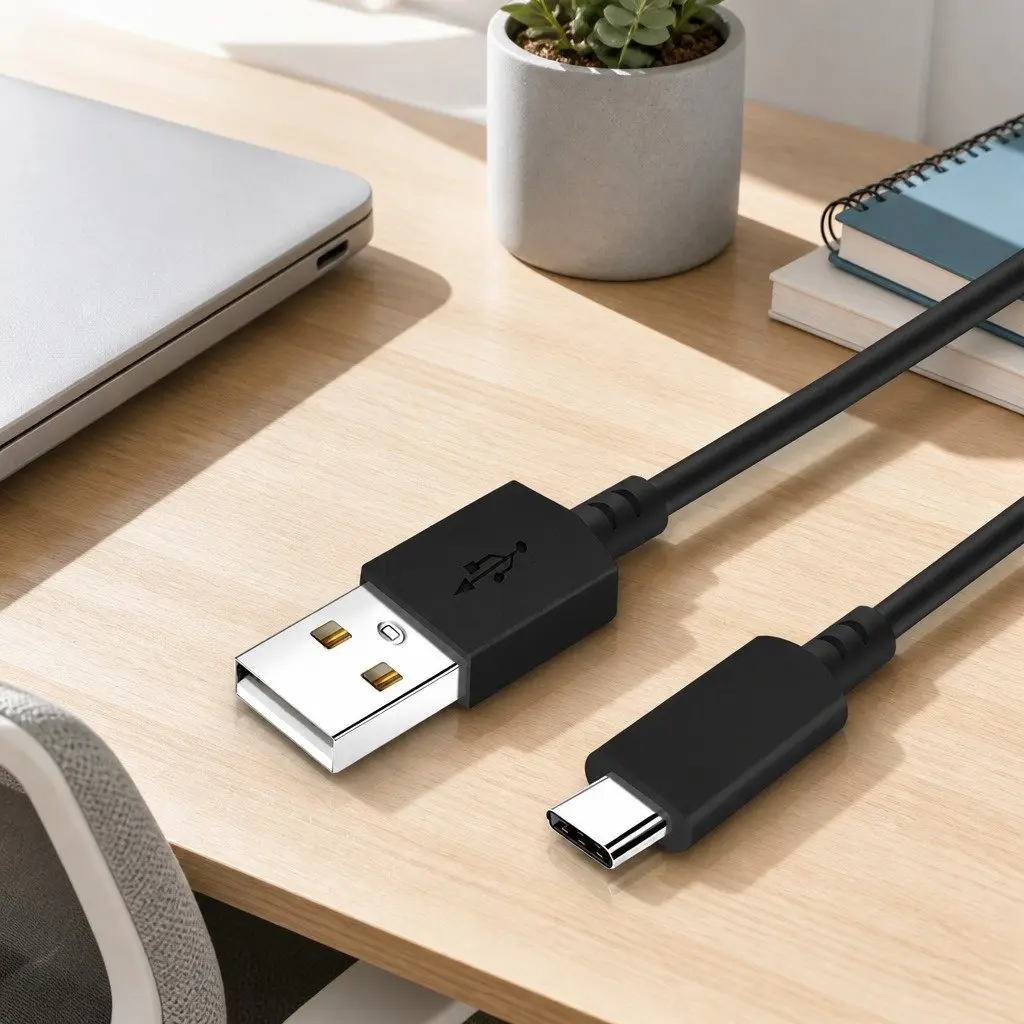 USB-C Cable Nylon 1.5m Black