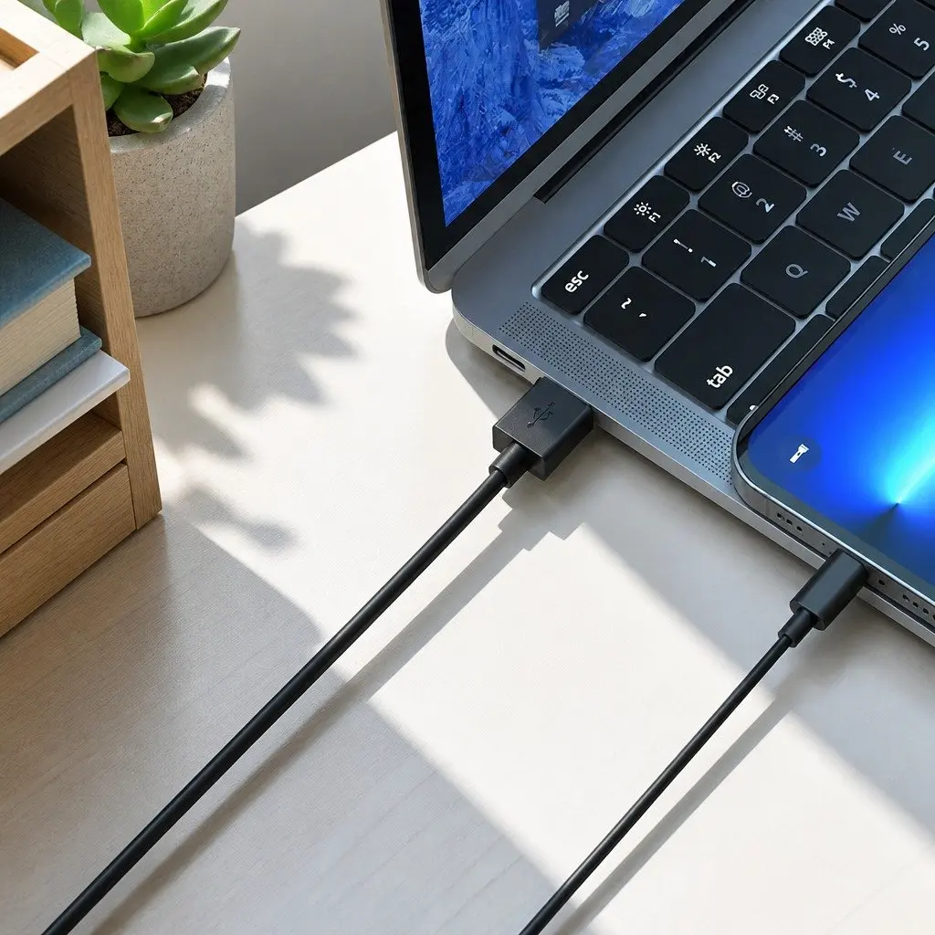 USB-C Cable Nylon 0.25 to 3m Black or White
