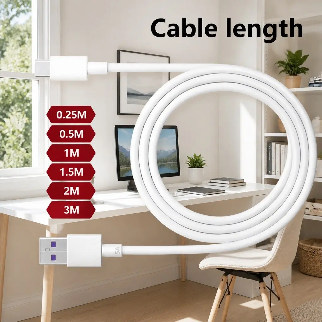 USB Type-C Fast Charging Cable 40W Power Cord