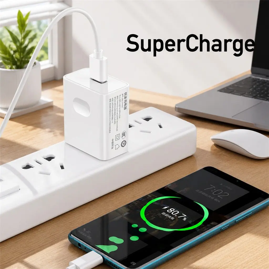 USB to USB-C Cable Nylon 1.5m Black