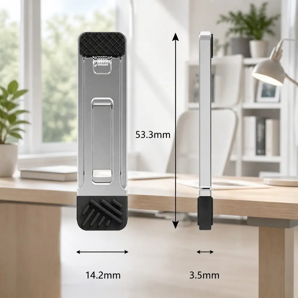 Portable Folding Metal Phone Holder Multi-Function Adjustable Mobile Stand
