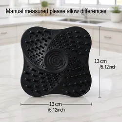 Durable Silicone Drain Cover with Anti-Blocking Filter