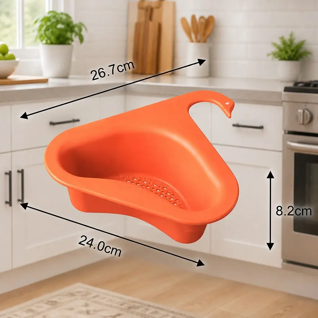Non-Perforated Fruit Vegetable Basket for Sink