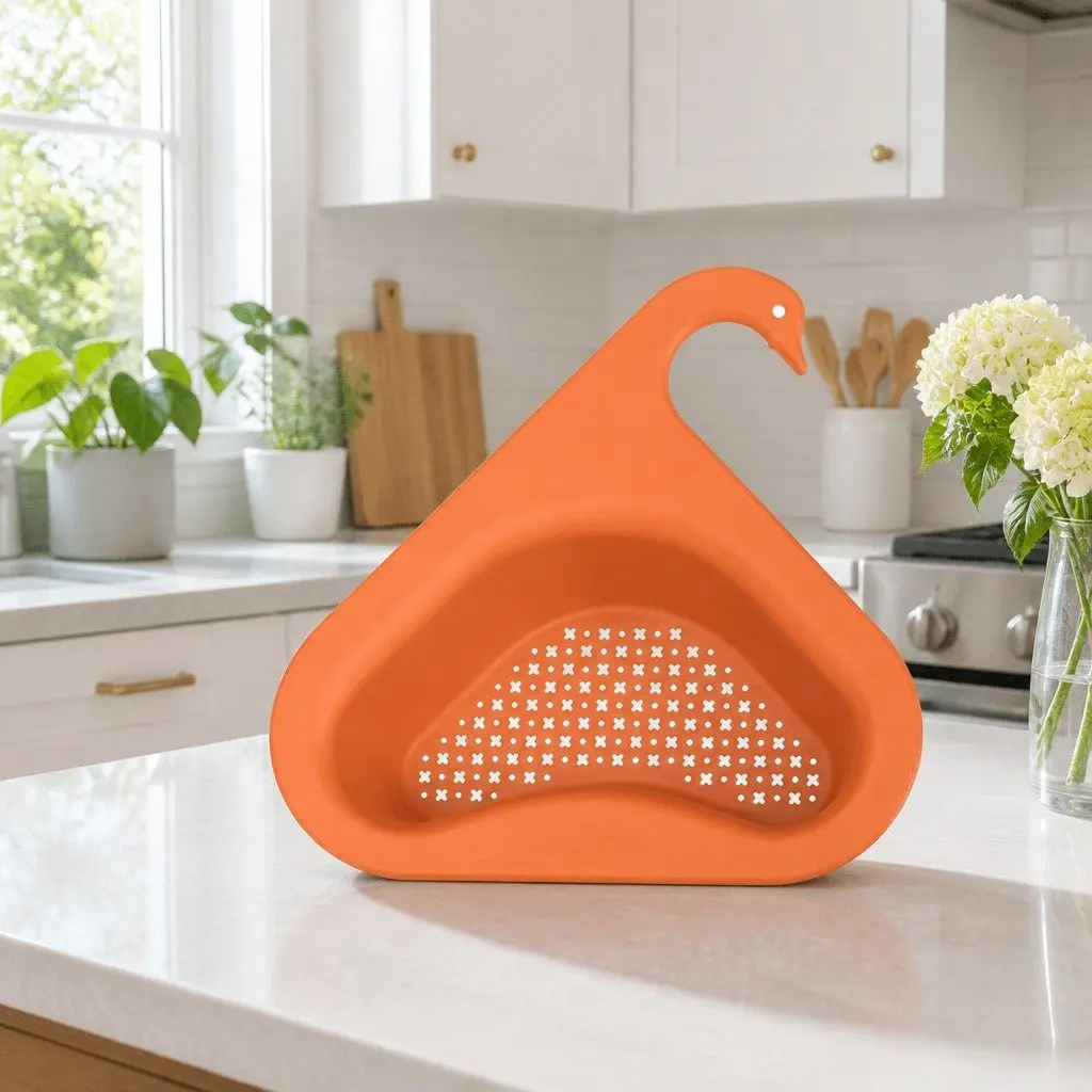 Non-Perforated Fruit Vegetable Basket for Sink
