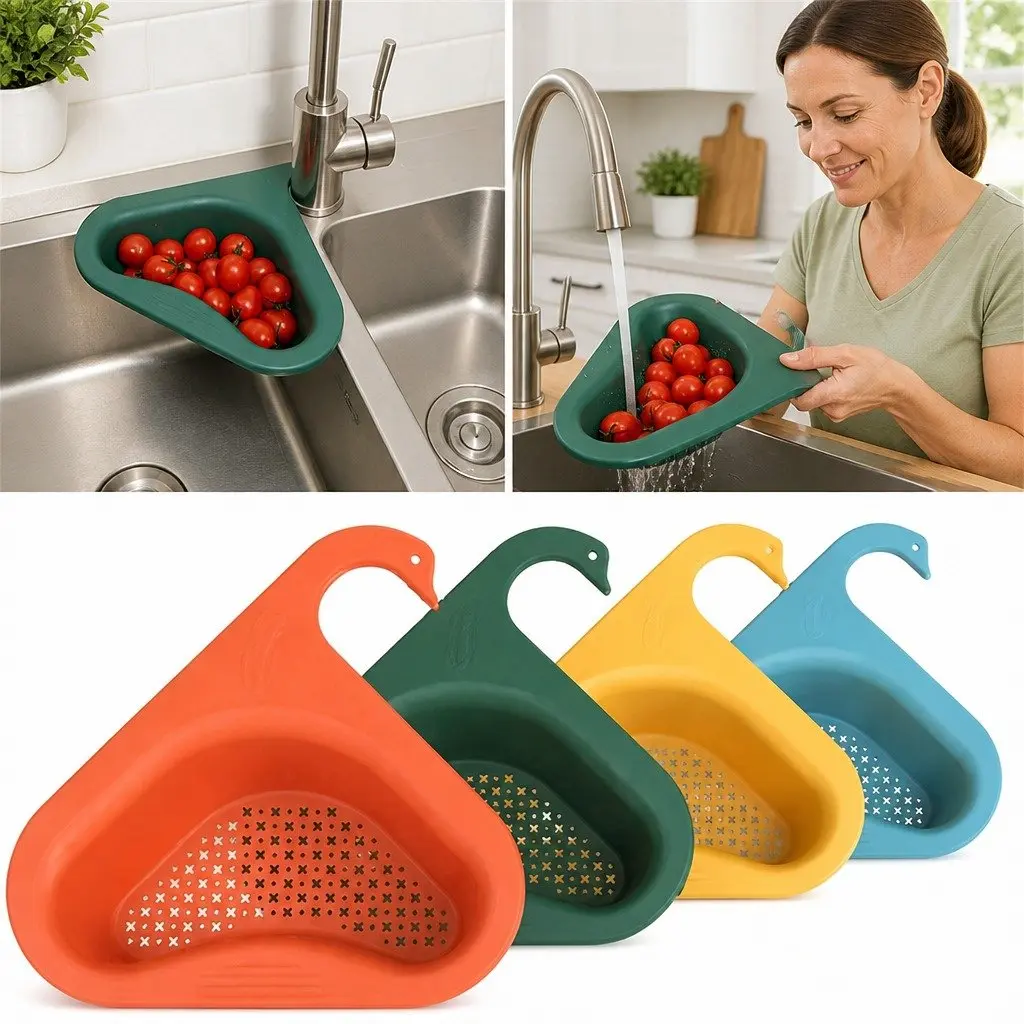 Non-Perforated Fruit Vegetable Basket for Sink
