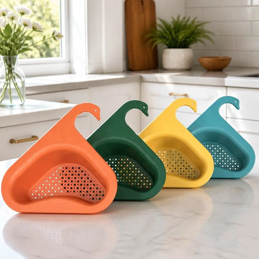 Non-Perforated Fruit Vegetable Basket for Sink