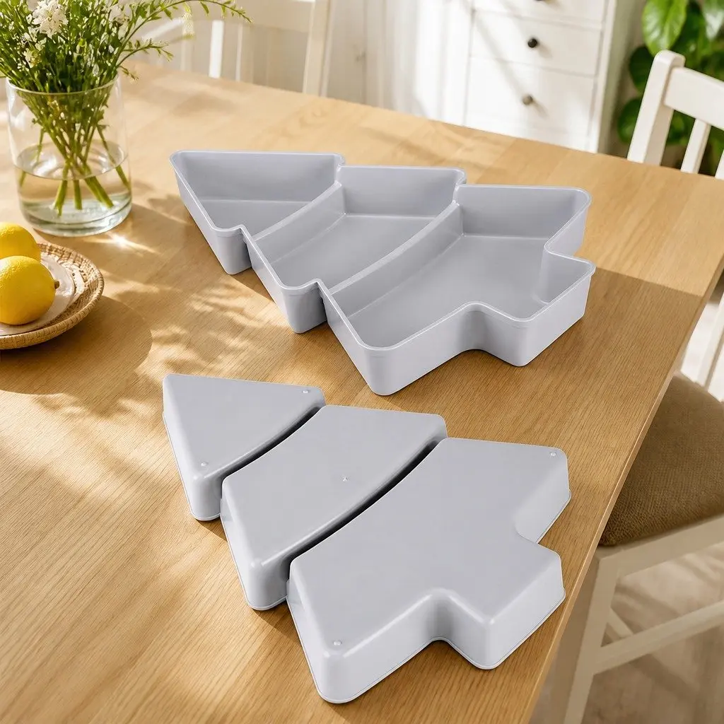 Fruit Tray PP 25.5 X 18.5cm Pink