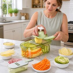Fruit Vegetable Chopper Peeler Multi-Functional Kitchen Cutter Tool Slicer