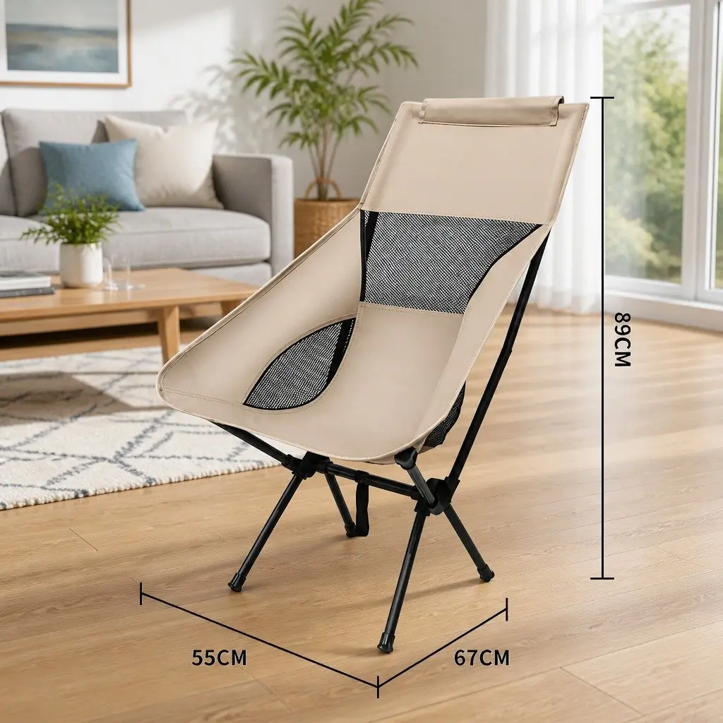 Foldable Moon Chair for Outdoor Comfort