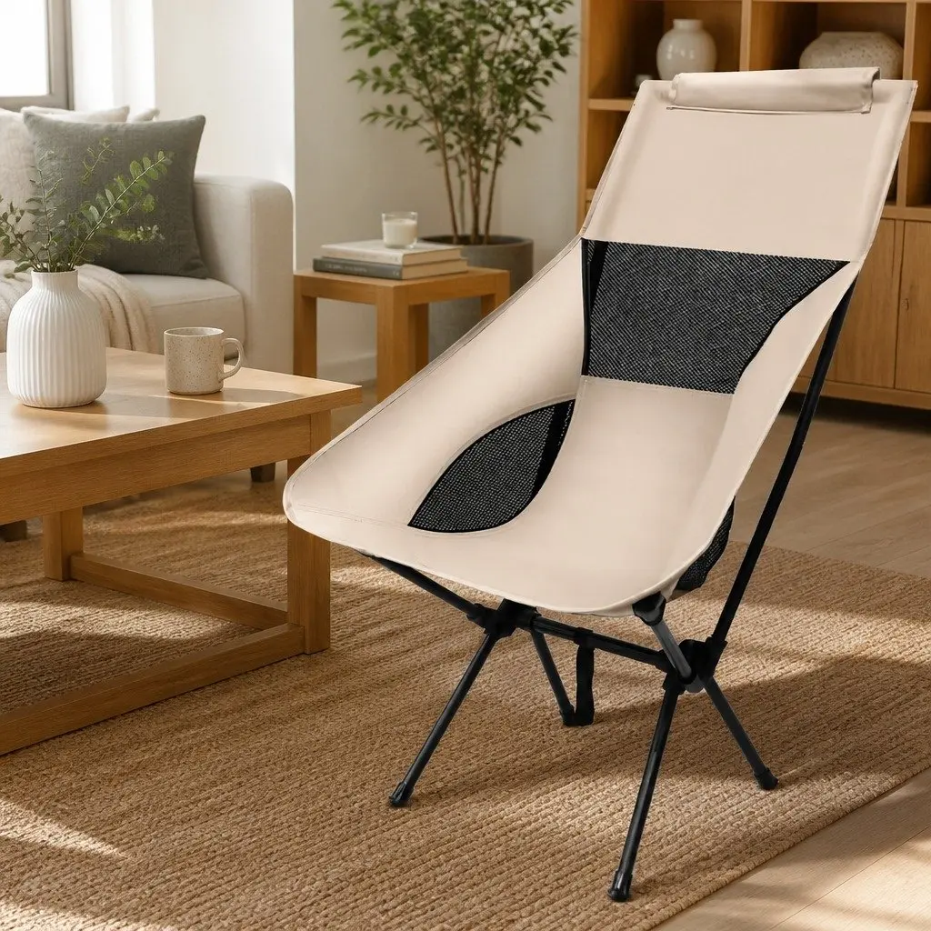 Foldable Moon Chair for Outdoor Comfort