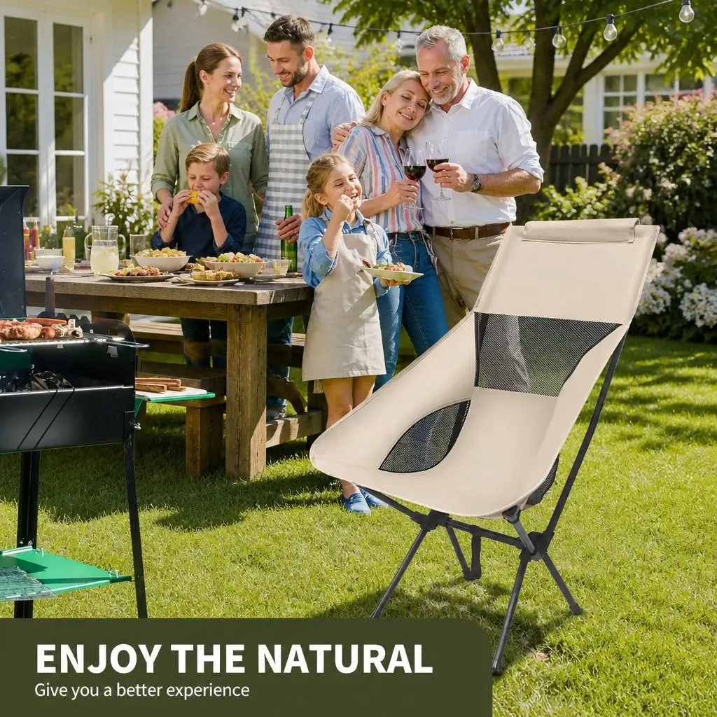 Foldable Moon Chair for Outdoor Comfort