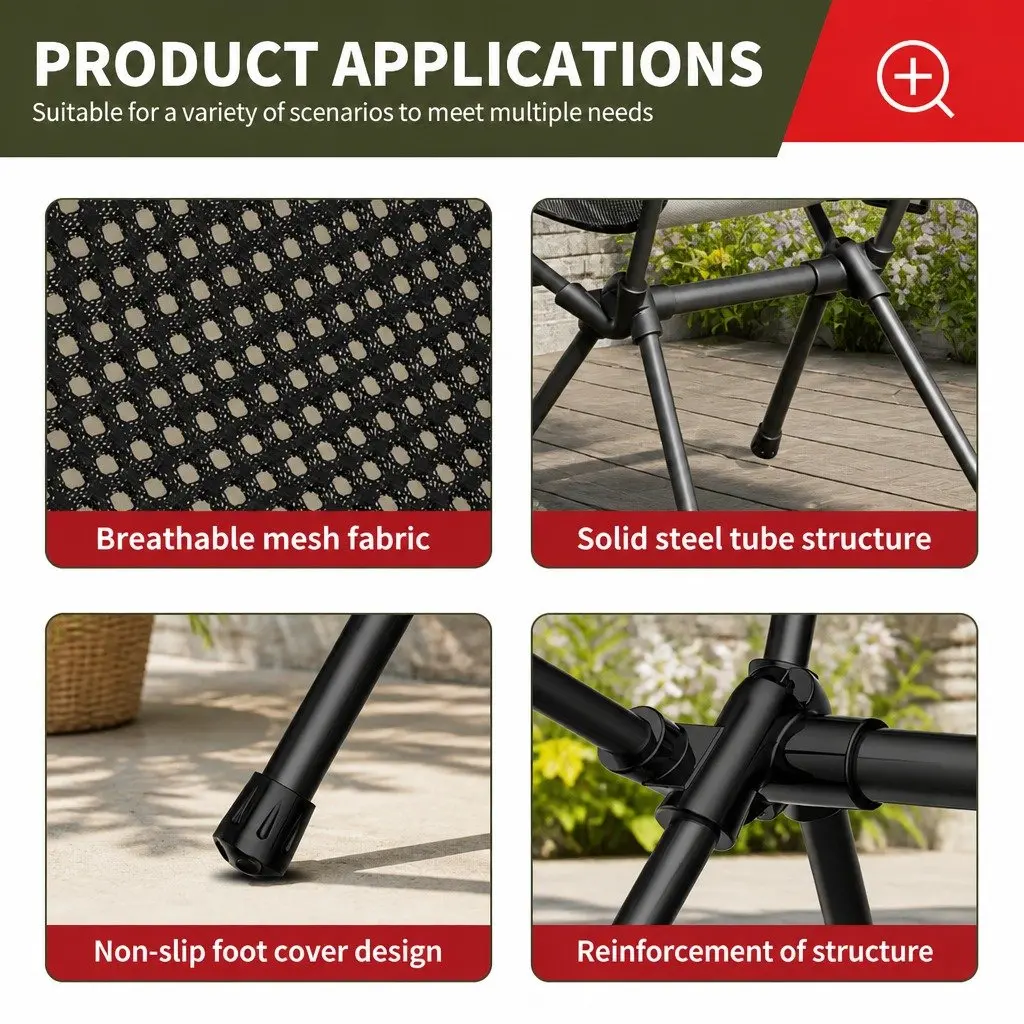 Foldable Moon Chair for Outdoor Comfort