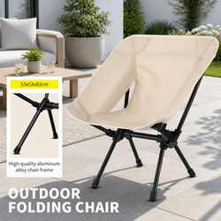 Durable Outdoor Moon Chair for Camping and Relaxation