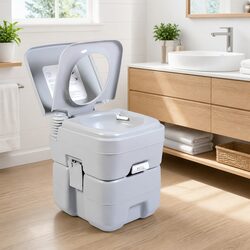 Mobile Flushing Camping Toilet with Anti-Odor Technology