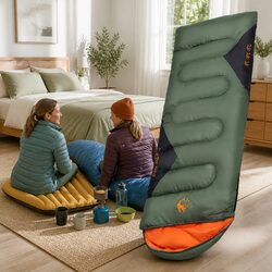Outdoor Sleeping Bag Waterproof Envelope Rectangular Design Camping Quilt