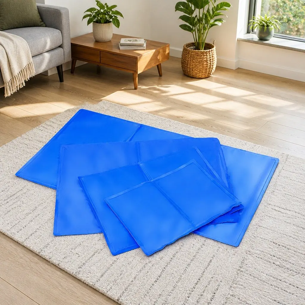 Pet Cooling Cushion Ice Mat Dog Cat Summer Comfort Multi Functional M Size