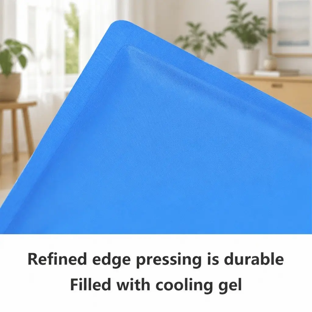 Pet Cooling Cushion Polyester XXL Blue