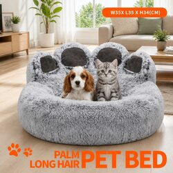 Pet Bed Cushion Bear Paw Soft Warm Dog Kennel Mat Blanket Washable